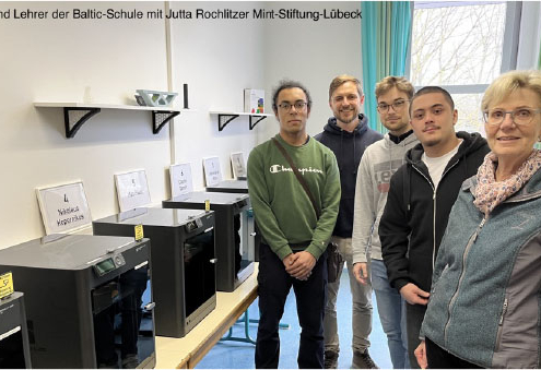 3D-Drucker an der Baltic-Schule Lübeck