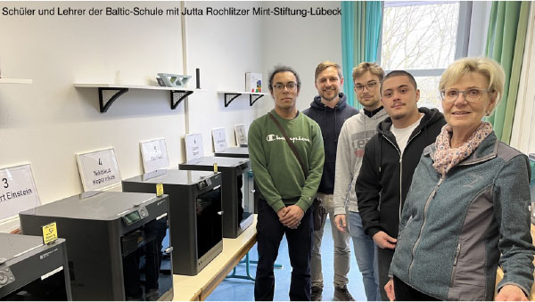 3D-Drucker an der Baltic-Schule Lübeck